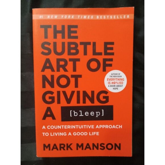 The Subtle Art of Not Giving a F*ck by Mark Manson – Self‑Help Bestseller PB - Picture 1 of 2
